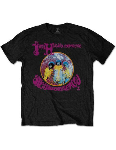 Jimi Hendrix: Are You Experienced Black (T-Shirt Unisex Tg. 2XL)