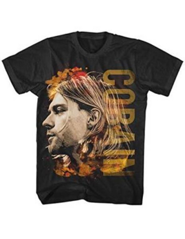 Kurt Cobain: Coloured Side View (T-Shirt Unisex Tg. 2XL)