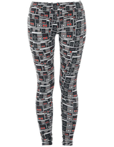 Nintendo: All Over Print Controller (Leggings Tg. XL)