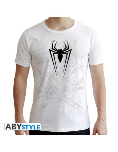 Marvel: Spdm Web White New Fit (T-Shirt Unisex Tg. 2XL)