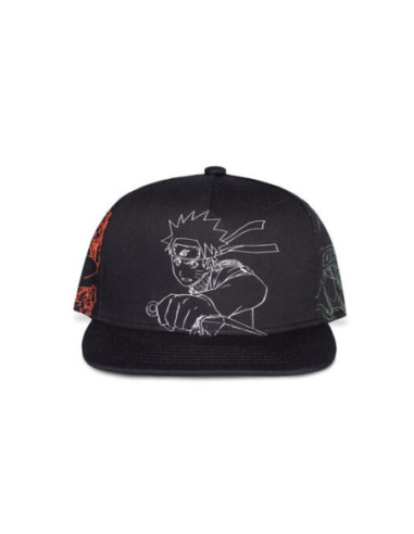 Naruto Shippuden: Adjustable Cap (Hero Item) Novelty Black (Cappellino)