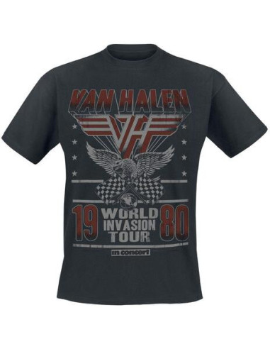 Van Halen: Invasion Tour '80 (T-Shirt Unisex Tg. S)