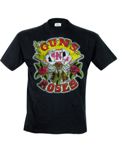 Guns N' Roses: Cards (T-Shirt Unisex Tg. XL)