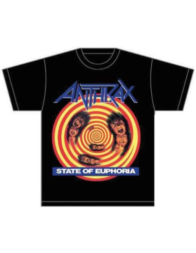 Anthrax: State Of Euphoria (T-Shirt Unisex Tg. S)