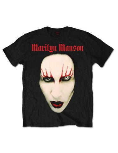 Marilyn Manson: Red Lips (T-Shirt Unisex Tg. M)