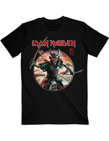 Iron Maiden: Senjutsu Eddie Warrior Circle (T-Shirt Unisex Tg. S)