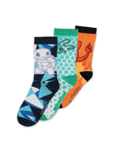 Pokemon: Crew Socks - Multicolor (Calzini Unisex Tg. 39/42) (3 Pack)