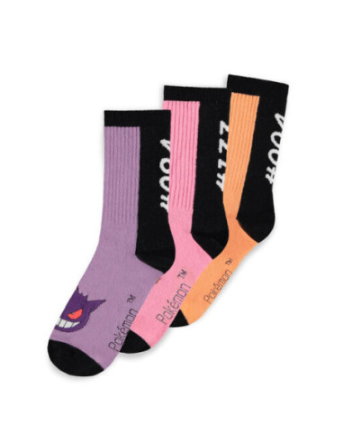 Pokemon: 3 Pack Multicolor (Sport Socks / Calzini Sportivi Unisex Tg. 39/42)