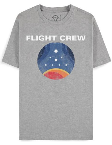 Starfield: Flight Crew Grey (T-Shirt Unisex Tg. S)