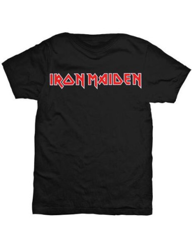 Iron Maiden: Logo (T-Shirt Unisex Tg. M)