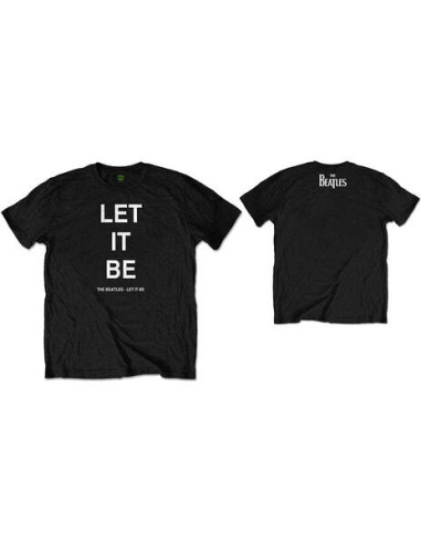 Beatles (The): Let It Be (Back Print) (T-Shirt Unisex Tg. M)