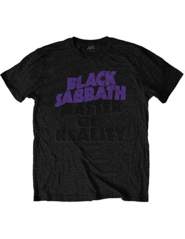 Black Sabbath: Masters Of Reality Album (Back Print) (T-Shirt Unisex Tg. S)