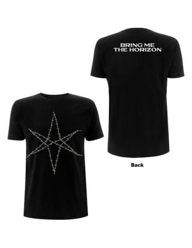 Bring Me The Horizon: Barbed Wire (Back Print) (T-Shirt Unisex Tg. S)