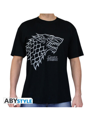 Game Of Thrones: Stark Black Basic (T-Shirt Unisex Tg. M)