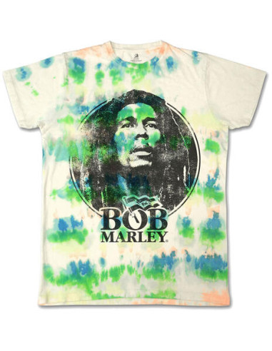 Bob Marley: Black and White Logo (Wash Collection) (T-Shirt Unisex Tg. M)