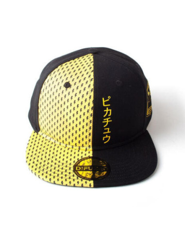 Pokemon: Block Pikachu Snapback Black (Cappellino)