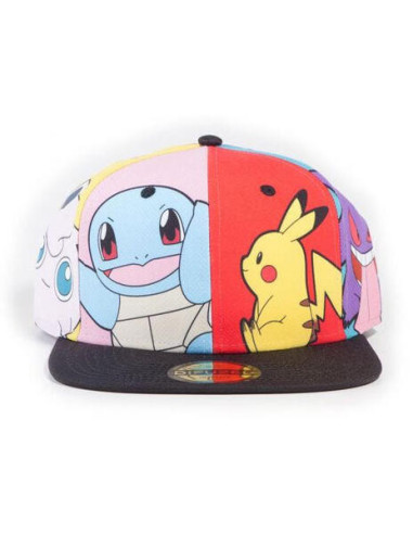 Pokemon: Multi Pop Art Snapback Multicolor (Cappellino)