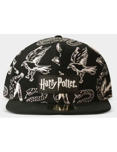 Harry Potter: Snapback Cap With 3D Embroidery Black (Cappellino)