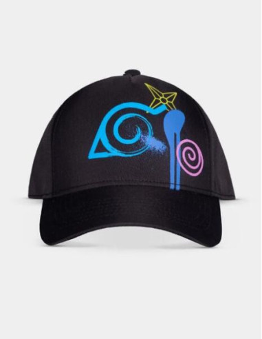 Naruto Shippuden: Icon Design - Black (Cap / Cappellino)