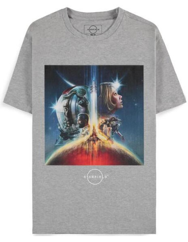 Starfield: Box Art Grey (T-Shirt Unisex Tg. S)