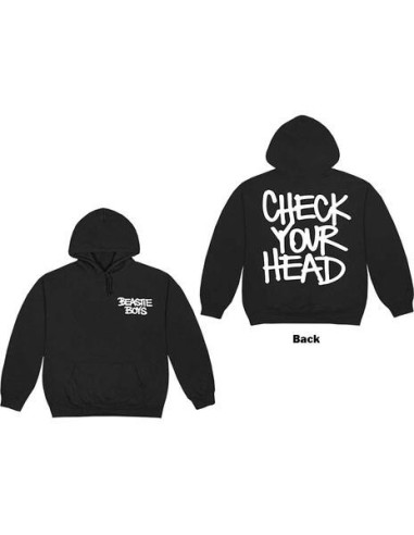 Beastie Boys (The): Check Your Head Black (Back Print) (Felpa Con Cappuccio Unisex Tg. XL)