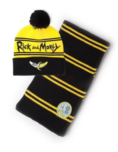 Rick And Morty: Banana Multicolor (Beanie and Scarf) (Set Berretto+Sciarpa)