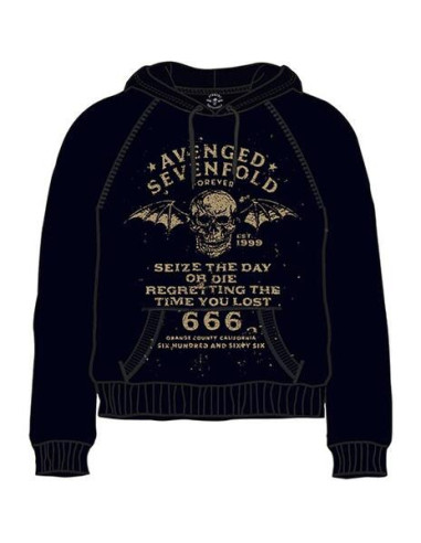 Avenged Sevenfold: Seize The Day (Felpa Con Cappuccio Tg. S)