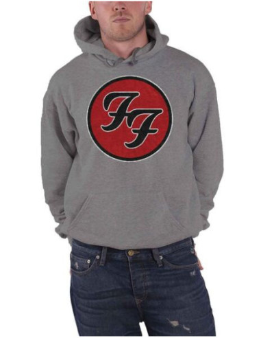 Foo Fighters: Ff Logo (Felpa Con Cappuccio Unisex Tg. XL)