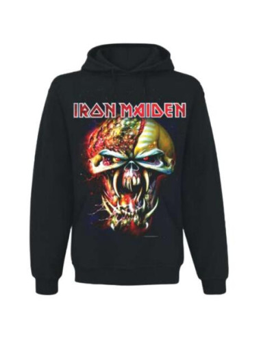 Iron Maiden: Final Frontier Big Head (Felpa Con Cappuccio Unisex Tg. XL)