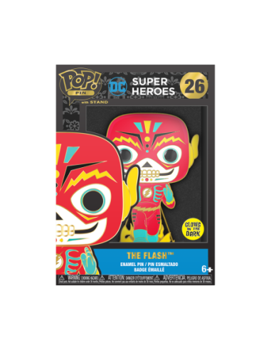 Dc Comics: Funko Pop! Large Enamel Pin - Flash (Pin 26) (Assortimento)