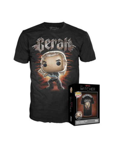 Witcher: Funko Pop! Boxed Tee - Geralt Tg. S