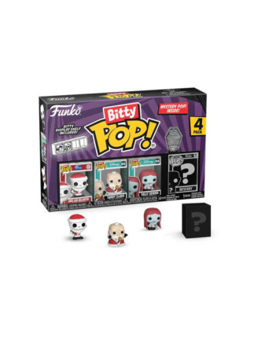 Disney: Funko Pop! - The Nightmare Before Christmas - Bitty POP 4 Packs - Santa Jack