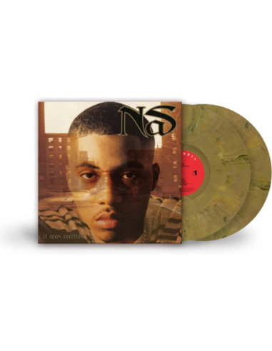 Nas - It Was Written Gold and Black Marbled