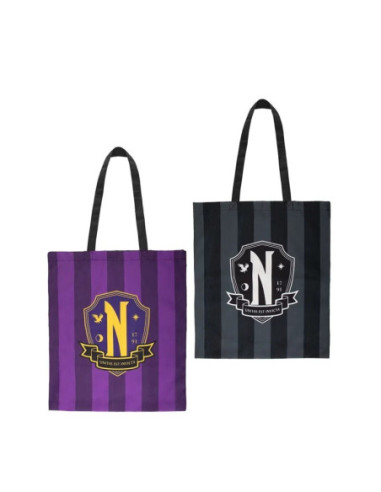 Wednesday: Cinereplicas - Nevermore Academy (Tote Bag / Borsa)