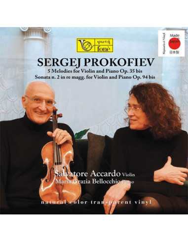 Accardo Salvatore, Manzini Laura - Sergej Prokofiev - Sonata 2 In Re Magg (Japan Edt.)