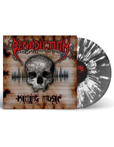 Benediction - Killing Music (Vinyl Grey, White Splatter)