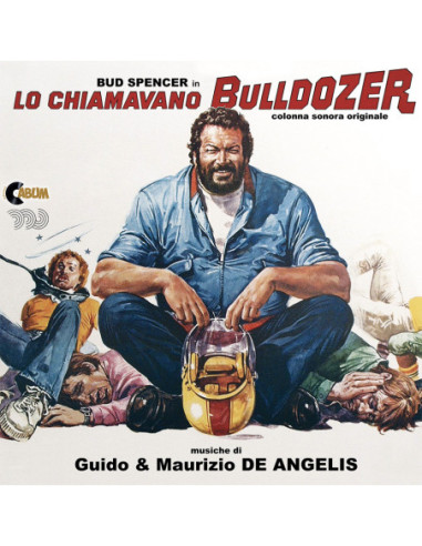 O. S. T. -Lo Chiamavano Bulldozer( De Angelis Guido and Maurizio) - Lo Chiamavano Bulldozer (Vinyl Blue and White)