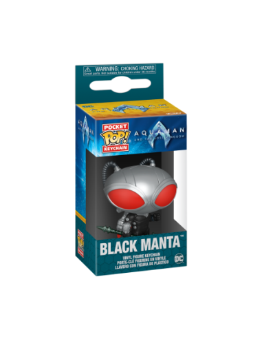 Dc Comics: Funko Pop! Pocket Keychain - Movies - Aquaman And The Lost Kingdom - Black Manta (Portachiavi)