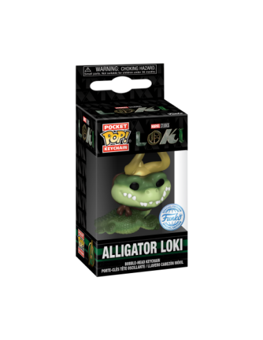 Dc Comics: Funko Pop! Keychain - Loki - Alligator Loki