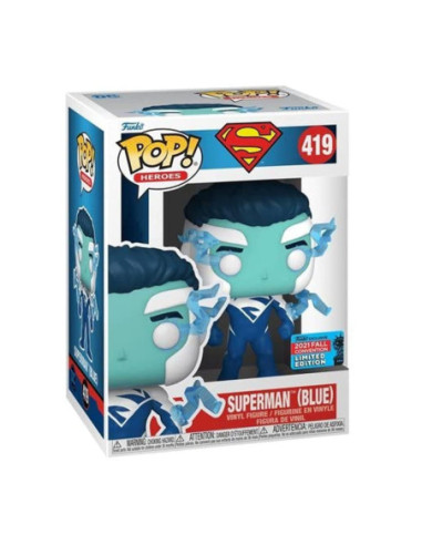 Dc Comics: Funko Pop! Heroes - Superman (Blue) (Vinyl Figure 419)