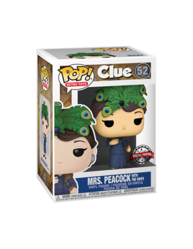 Clue: Funko Pop! Vinyl - Mrs.Peacock W/Knife