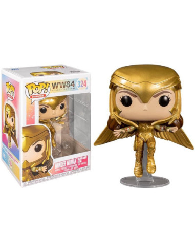 Dc Comics: Funko Pop! Heroes - Wonder Woman 1984 - Wonder Woman Golden Armor Flying (Vinyl Figure 324)