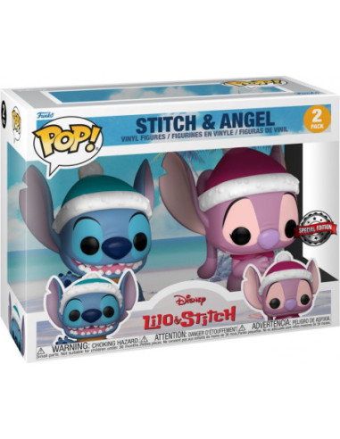 Disney: Funko Pop! - Lilo and Stitch - Winter Stitch and Angel 2 Pack