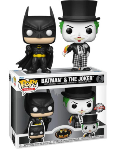 Dc Comics: Funko Pop! Heroes - 2Pk Batman and Joker (1989)