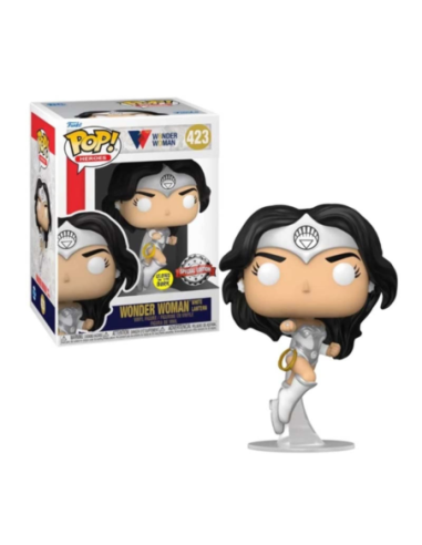 Dc Comics: Funko Pop! Heroes - Wonder Woman - Wonder Woman White Lantern (Vinyl Figure 423)