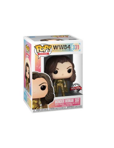 Dc Comics: Funko Pop! Heroes - Wonder Woman 1984 - Wonder Woman Golden Armor (Vinyl Figure 331)