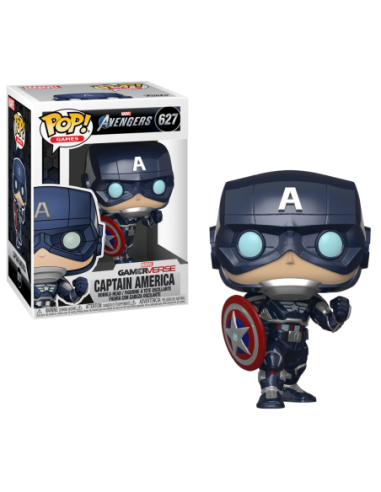 Marvel: Funko Pop! Games - Avengers - Captain America Gamerverse (Bobble-Head 627)