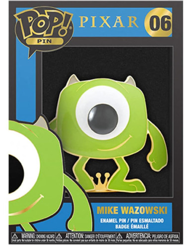 Monsters Inc.: Funko Pop! Pin - Mike Wazowski (Enamel Pin / Spilla Smaltata)