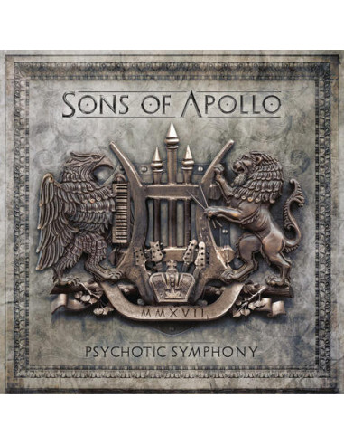 Sons Of Apollo - Psychotic Symphony - Solid White and Black