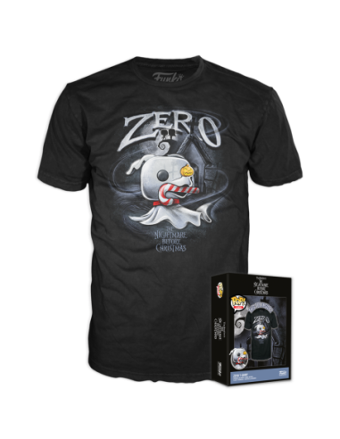 Disney: Funko Boxed Tee - The Nightmare Before Christmas - Zero w/Cane Tg. M